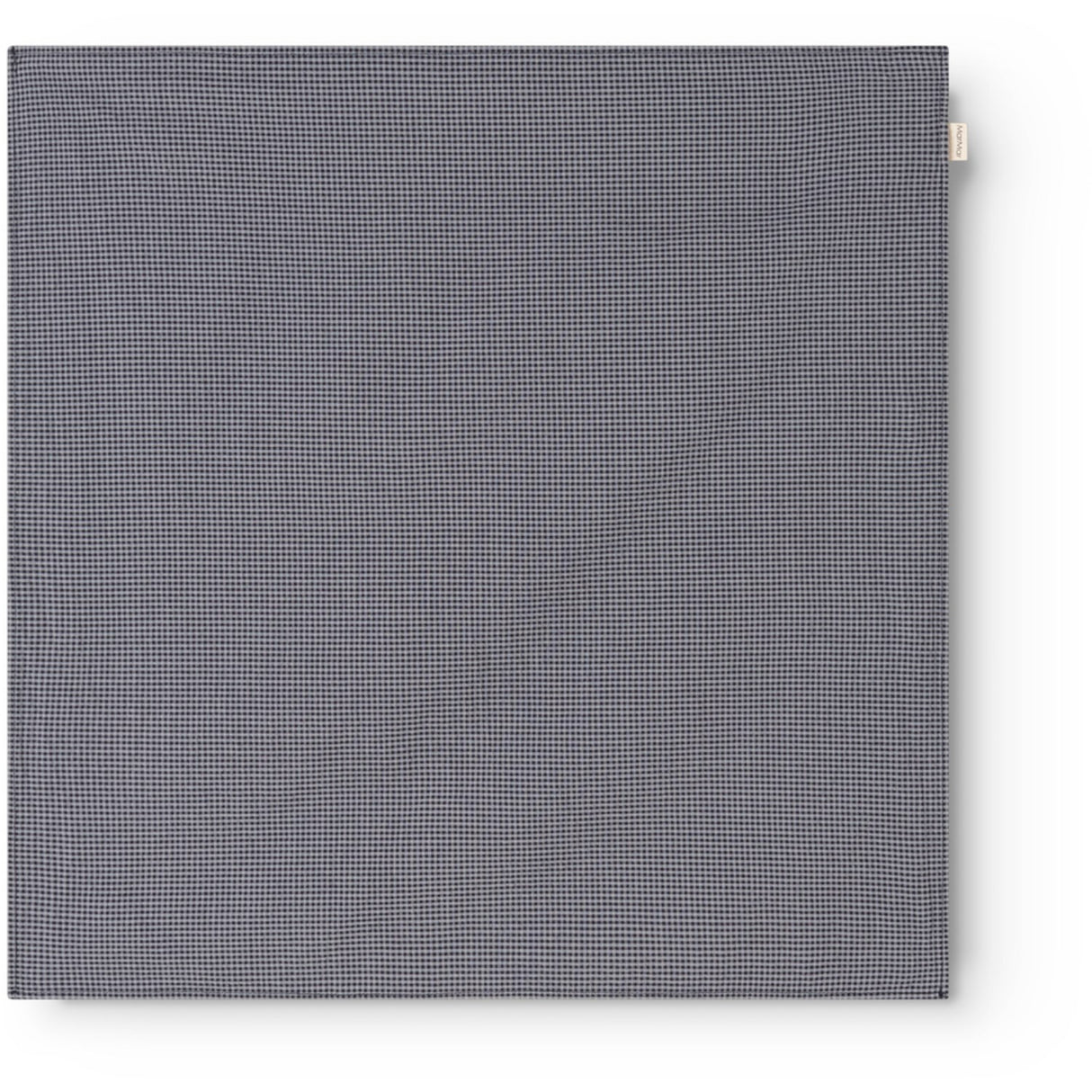 MarMar Cotton Seersucker Pigeon Blue Check Airo Halsduk