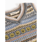 MarMar Light Cotton Wool Fair Isle Fair Isle Taj Stickad Väst