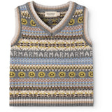 MarMar Light Cotton Wool Fair Isle Fair Isle Taj B Stickad Väst