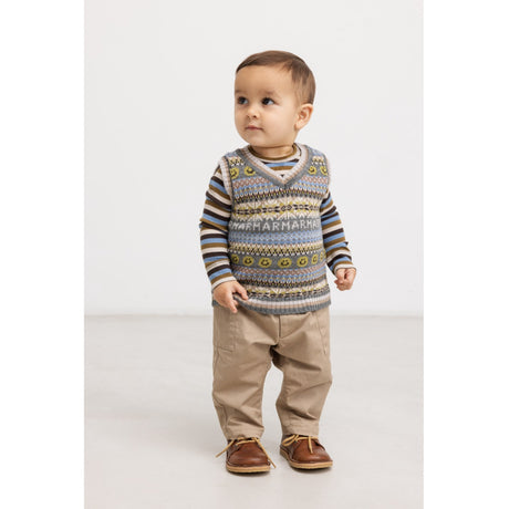 MarMar Light Cotton Wool Fair Isle Fair Isle Taj B Stickad Väst