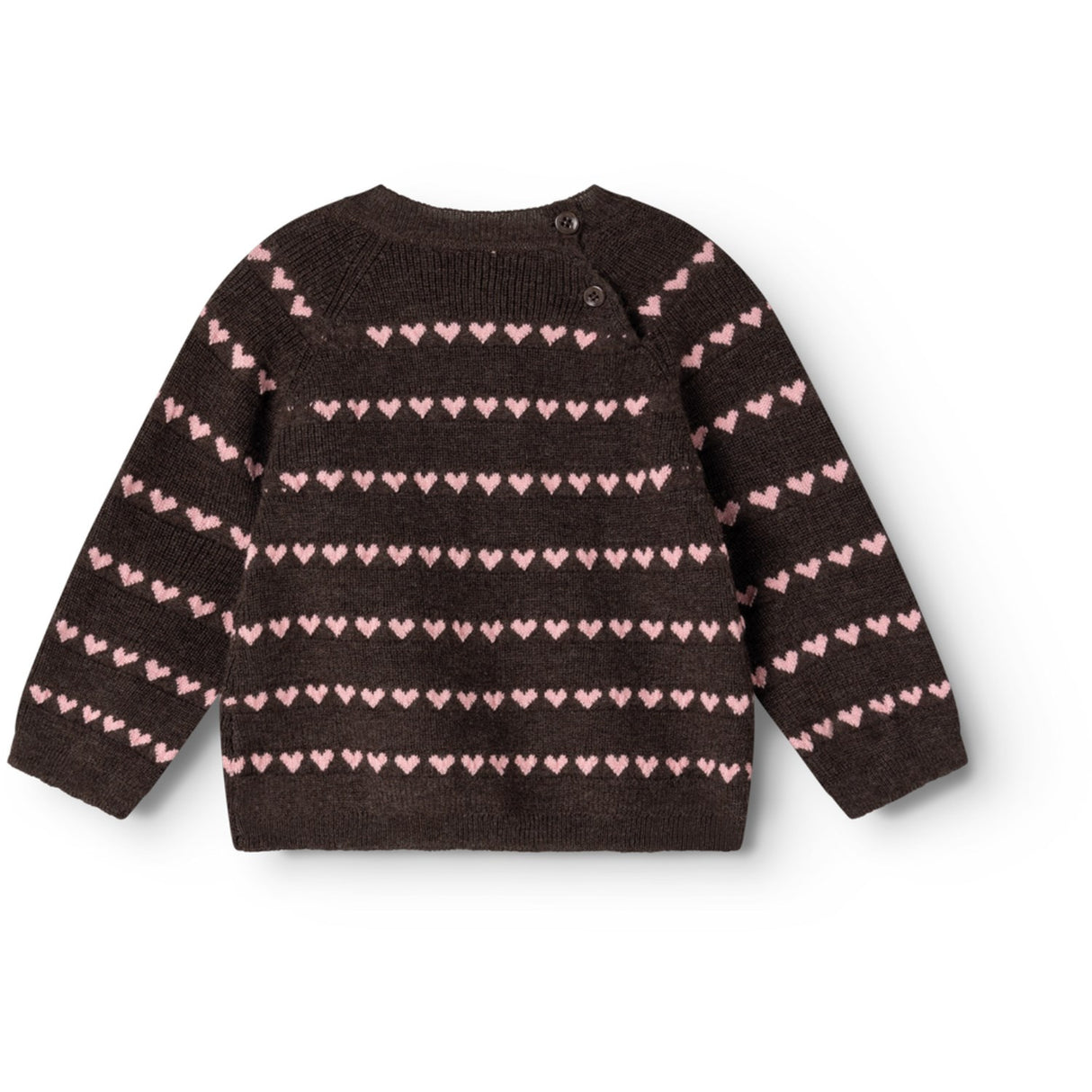 MarMar Light Cotton Wool Pattern Rose Frosting Hearts Torin B Stickad Blus