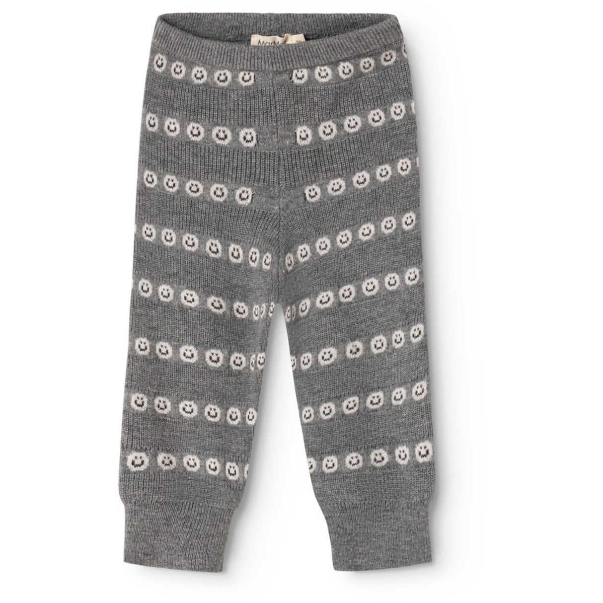 MarMar Light Cotton Wool Pattern Creamy Smiles Penn Stickad Byxor