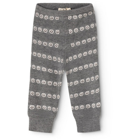 MarMar Light Cotton Wool Pattern Creamy Smiles Penn Stickad Byxor