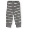 MarMar Light Cotton Wool Pattern Creamy Smiles Penn Stickad Byxor