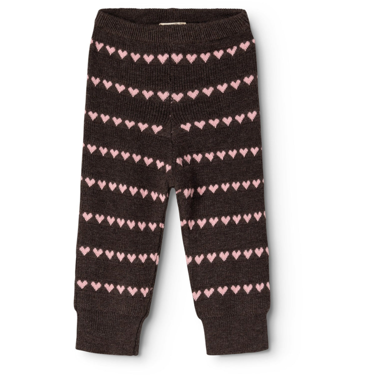 MarMar Light Cotton Wool Pattern Rose Frosting Hearts Penn Stickad Byxor