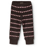 MarMar Light Cotton Wool Pattern Rose Frosting Hearts Penn Stickad Byxor