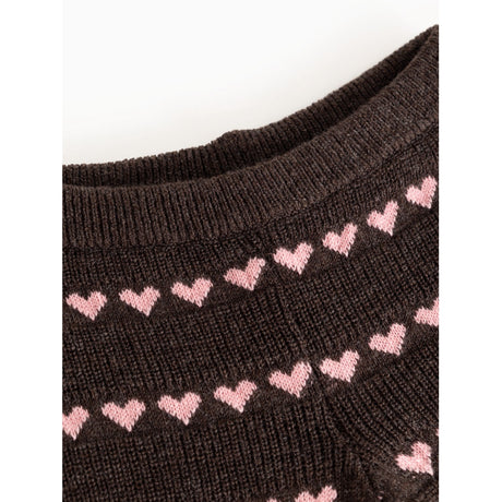 MarMar Light Cotton Wool Pattern Rose Frosting Hearts Penn Stickad Byxor