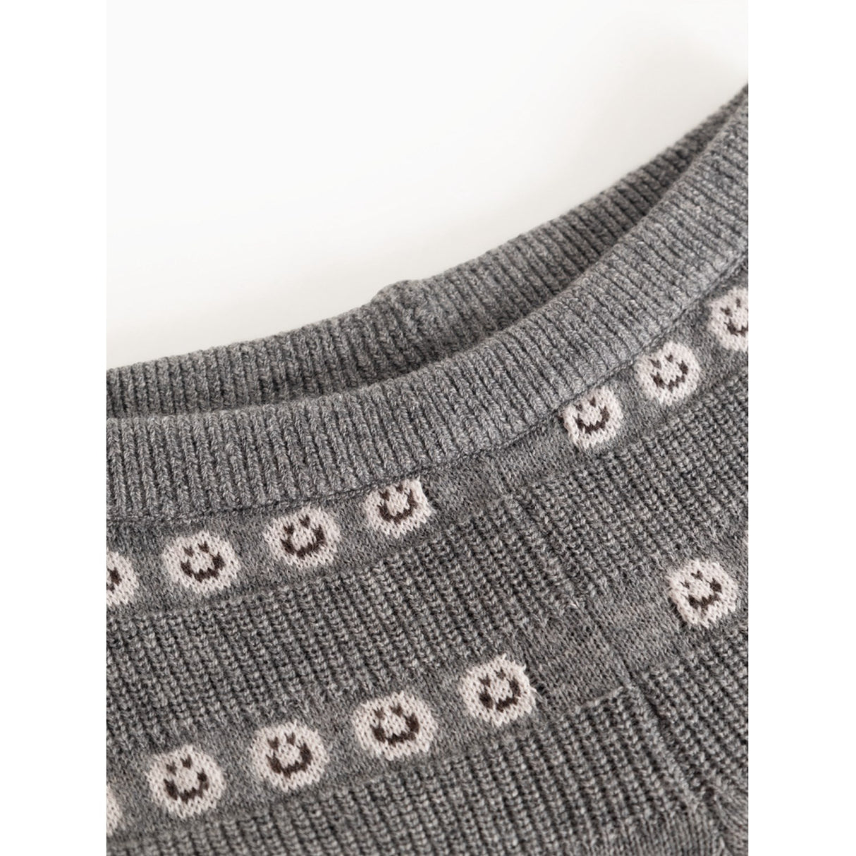 MarMar Light Cotton Wool Pattern Creamy Smiles Penn Stickad Byxor