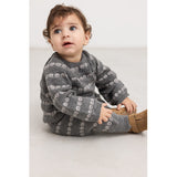 MarMar Light Cotton Wool Pattern Creamy Smiles Penn Stickad Byxor