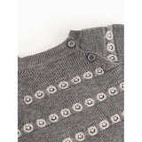 MarMar Light Cotton Wool Pattern Creamy Smiles Torin B Stickad Blus