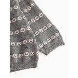 MarMar Light Cotton Wool Pattern Creamy Smiles Torin B Stickad Blus