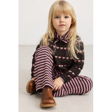 MarMar Light Cotton Wool Pattern Rose Frosting Hearts Torin Stickad Blus