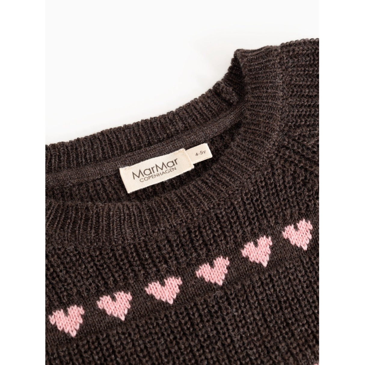 MarMar Light Cotton Wool Pattern Rose Frosting Hearts Torin Stickad Blus