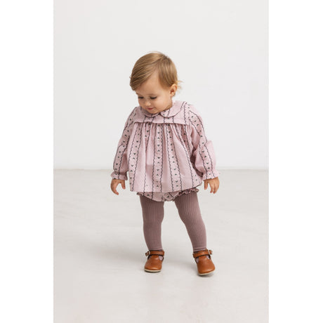 MarMar Light Embroidery Dusty Purple Bloom Tora Blus