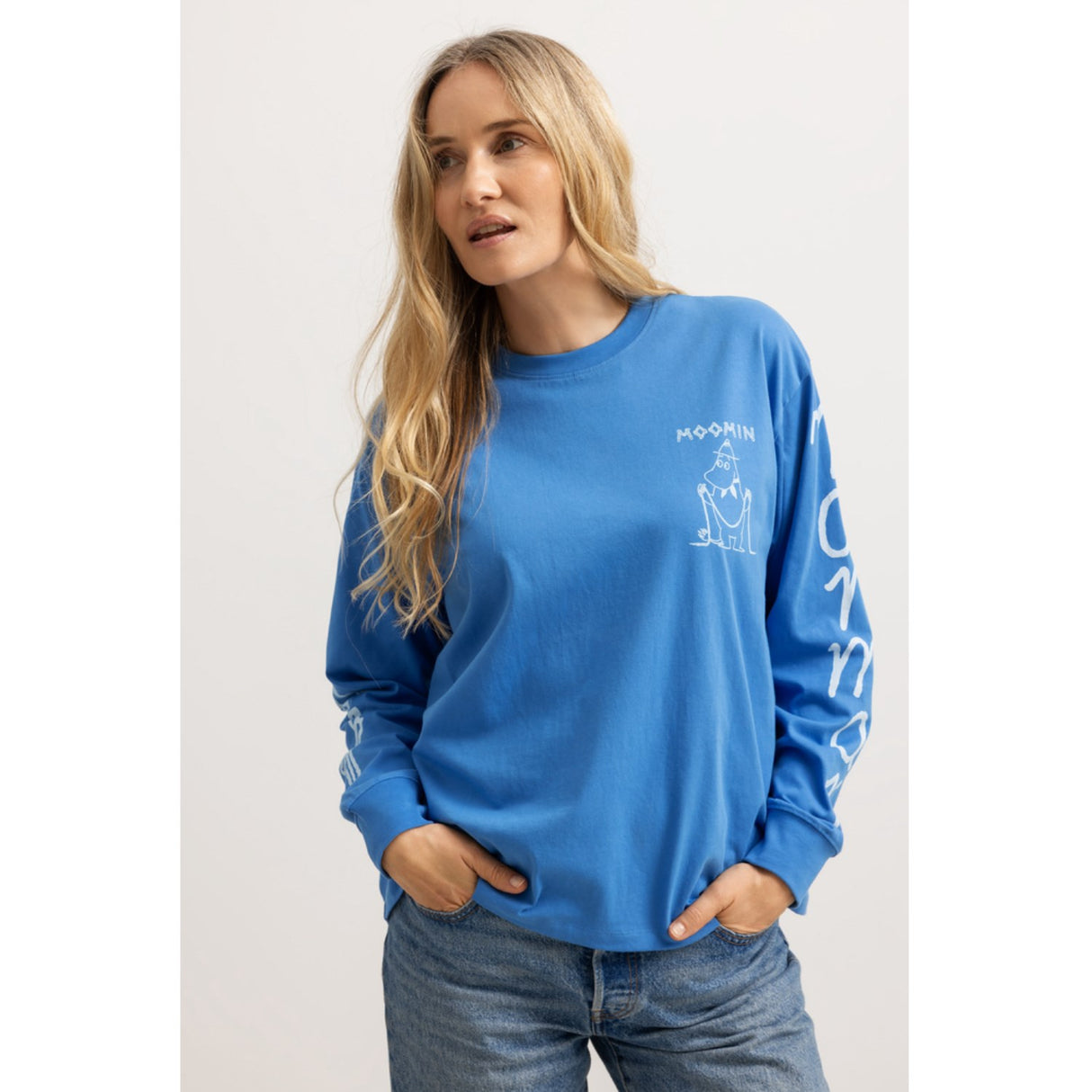 MarMar Cotton Jersey Moomin Scout Tad LS W Blus