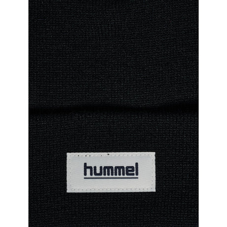 Hummel Black Jr Stickad Beanie