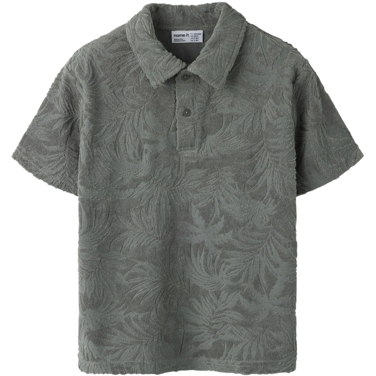 Name It Castor Gray Nkmfay Ss Nreg Pikétröja