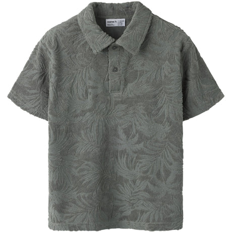 Name It Castor Gray Nkmfay Ss Nreg Pikétröja