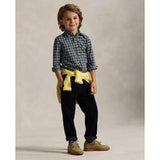 Polo Ralph Lauren Hunter Navy Flat Front Byxor