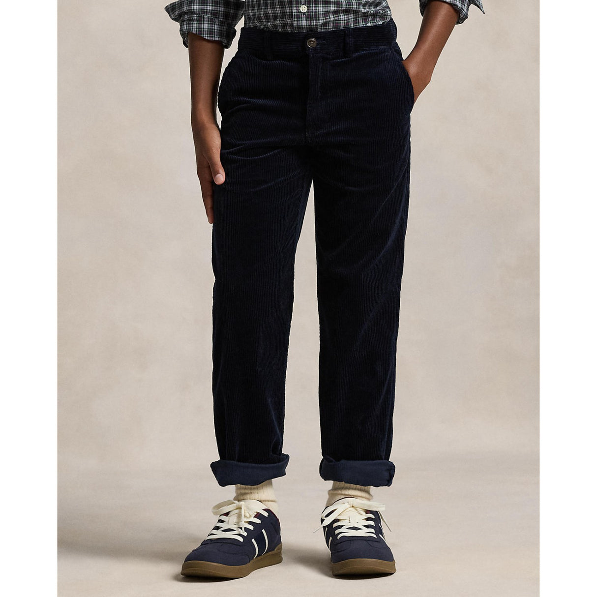 Polo Ralph Lauren Hunter Navy Flat Front Byxor