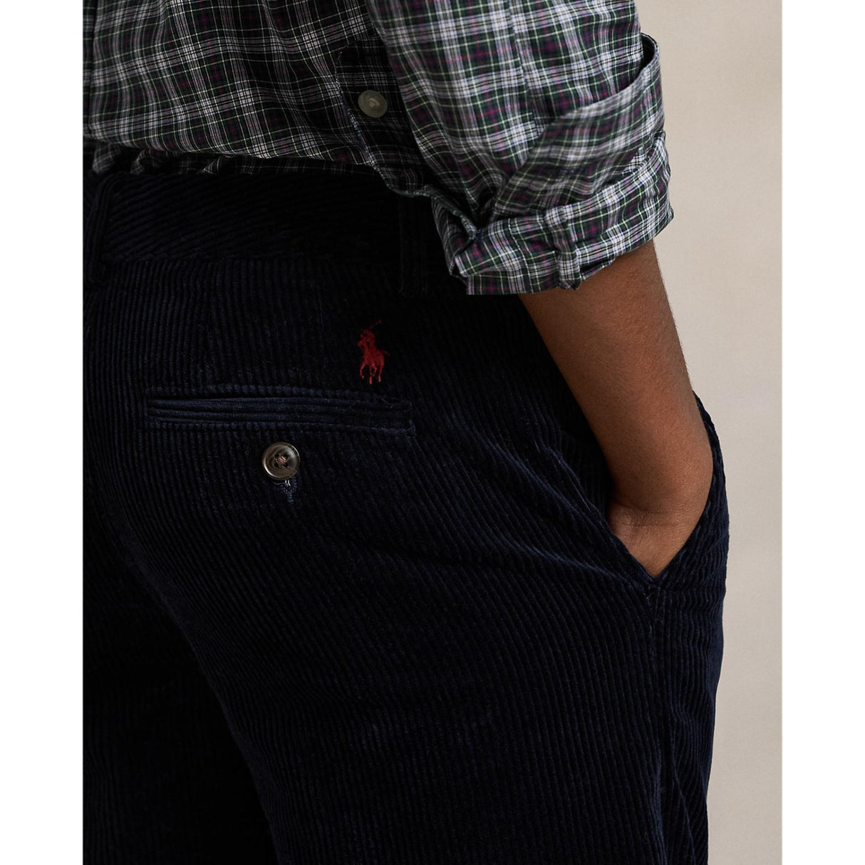Polo Ralph Lauren Hunter Navy Flat Front Byxor