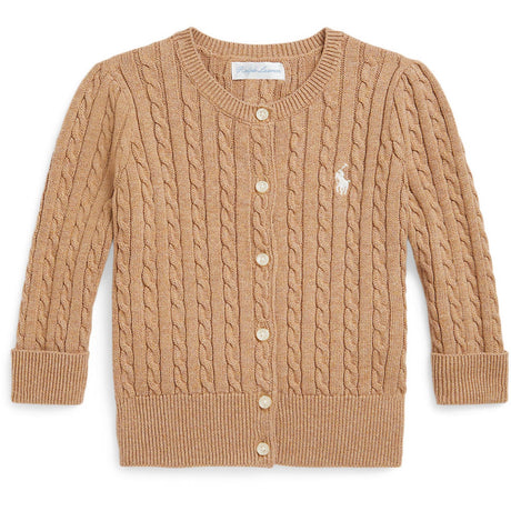 Ralph Lauren Baby Camel Heather Cardigan
