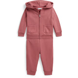 Ralph Lauren Baby Canvas Pink Pant Sett