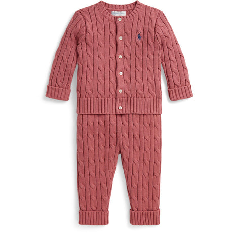 Ralph Lauren Baby Canvas Pink Jumper Sett