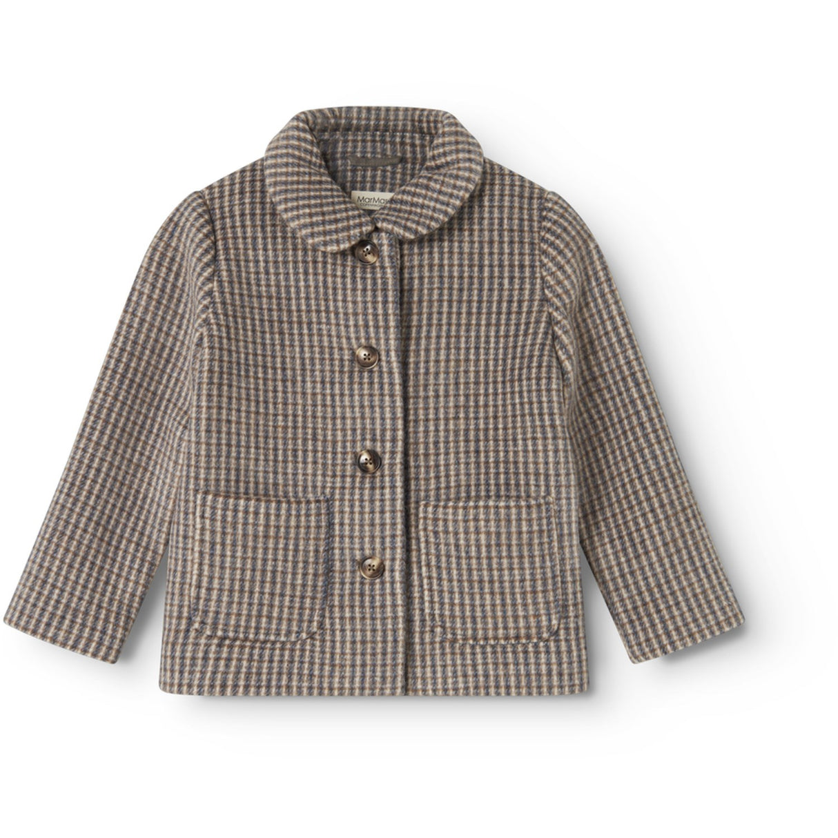 MarMar Wool Check Heritage Check Oval Jacka