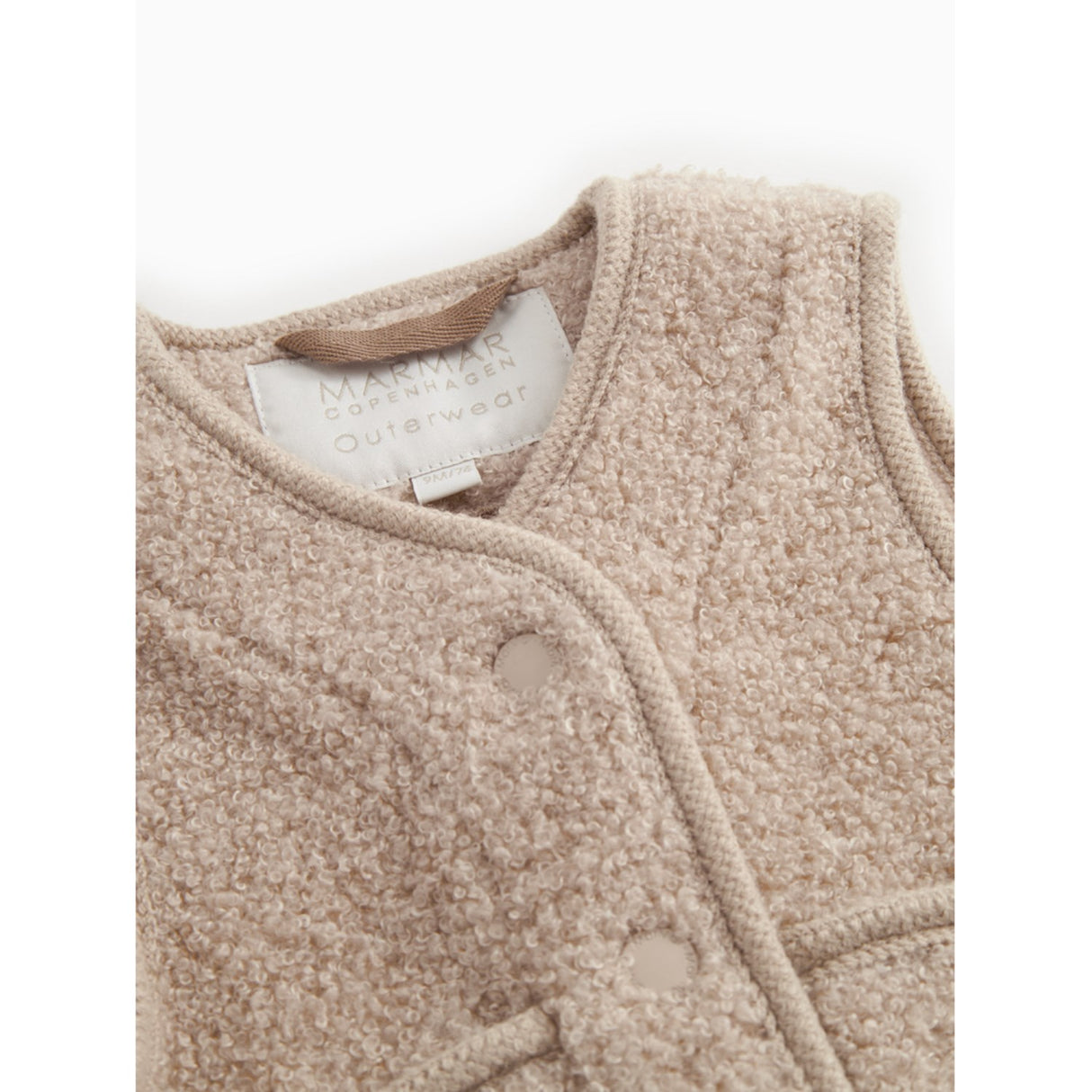 MarMar Bonded Teddy Muddy Melange Ollas Waistcoat