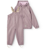 MarMar Rainwear Pink Brown Stripes Oddy Sett