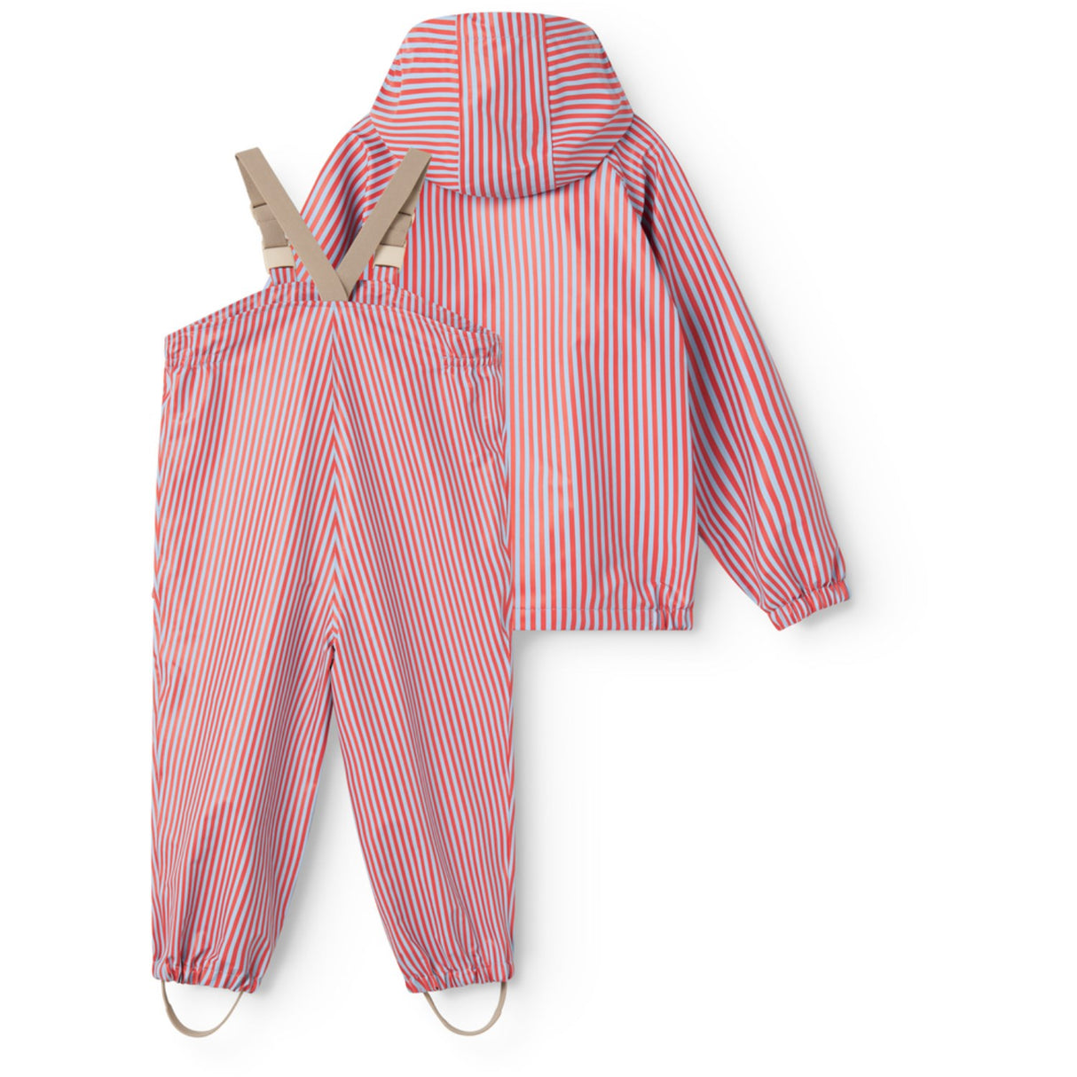 MarMar Rainwear Blue Red Stripes Oddy Sett