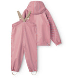 MarMar Rainwear Blue Red Stripes Oddy Sett