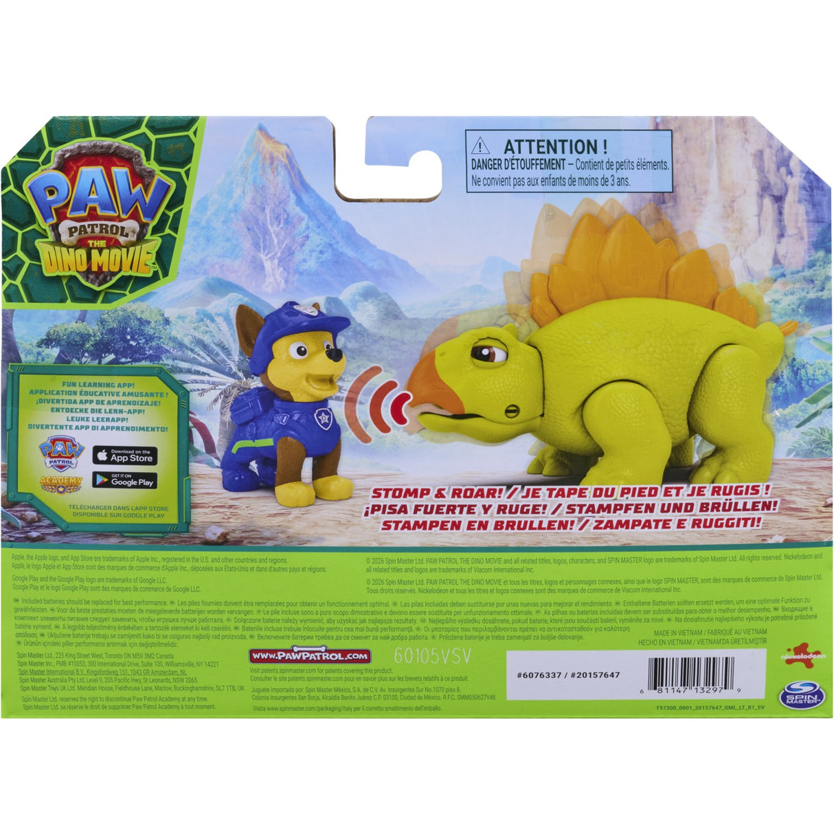 Paw Patrol Movie 3 Brølende Pup Venner Chase