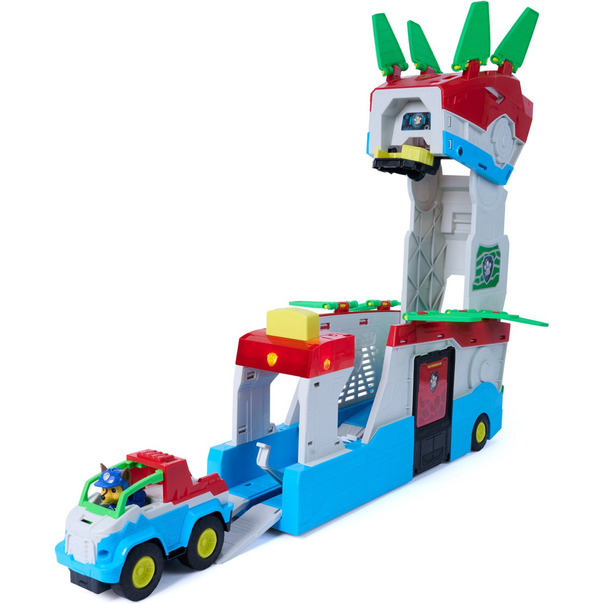 Paw Patrol Movie 3 2i1 Dino Mobil Hovedkvarter