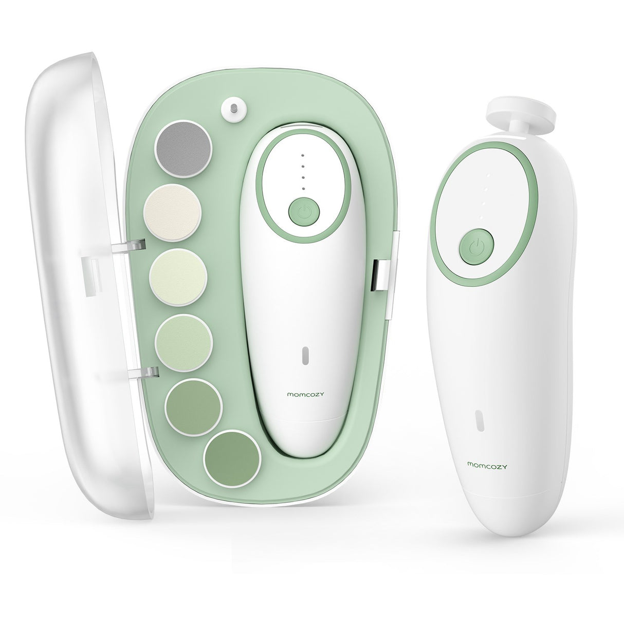 Momcozy Green Elektrisk Baby Nail File - Lavt Noise
