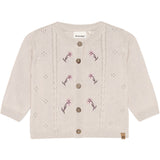 Minymo Pink Tint Cardigan Stickad