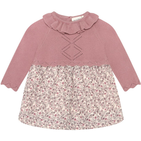 Minymo Nostalgia Rose Klänning Ls Aop