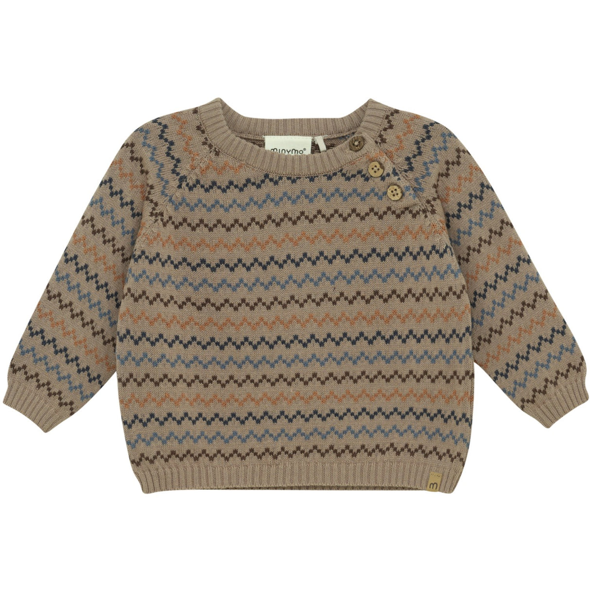 Minymo Fungi Pullover Stickad