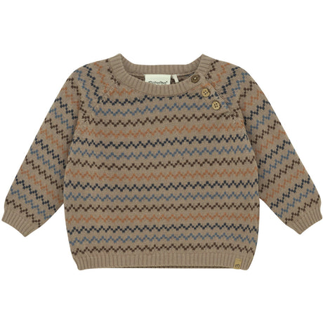 Minymo Fungi Pullover Stickad