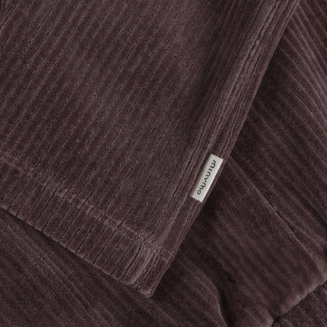Minymo Plum Truffle Byxor Velour