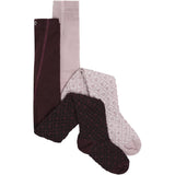 Minymo Huckleberry 2-Pack Stockings M/ Pattern