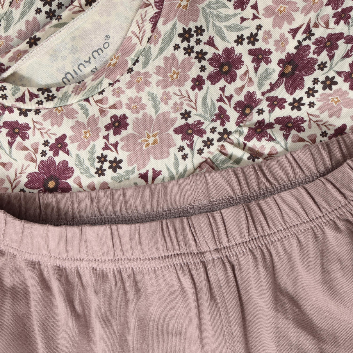Minymo Fawn Pyjamas Ls Sett Aop