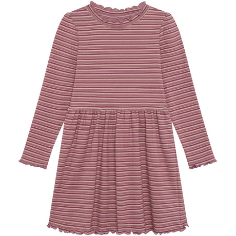 Minymo Nostalgia Rose Klänning Ls Rib