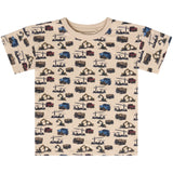 Minymo Feather Gray T-Shirt Ss Aop
