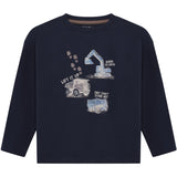 Minymo Dark Sapphire T-Shirt Ls