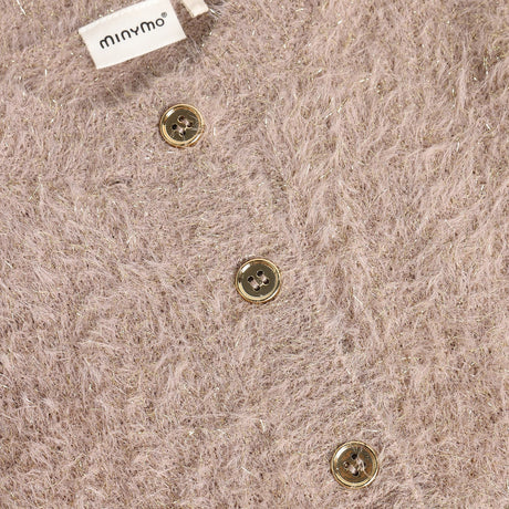Minymo Bark Cardigan Stickad M/ Glitter
