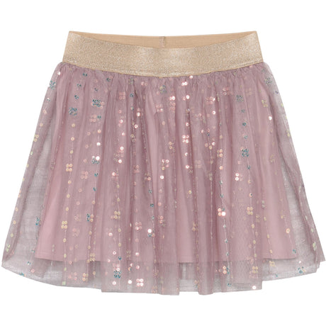 Minymo Twillight Mauve Kjol Mesh M/ Sequins