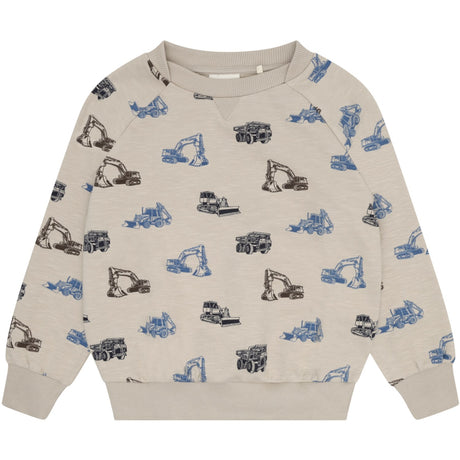 Minymo Feather Gray Sweatshirt Ls Aop