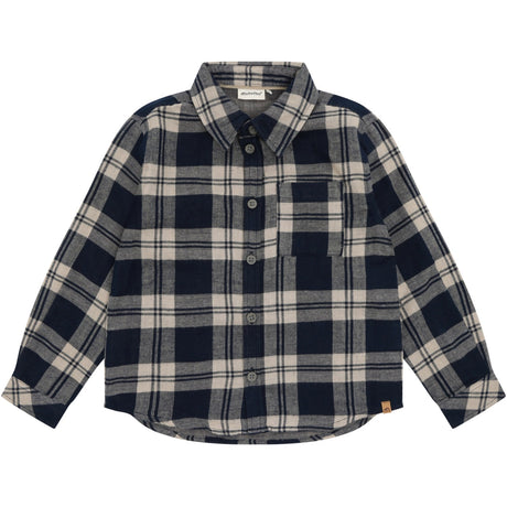 Minymo Dark Sapphire Skjorta Ls Check